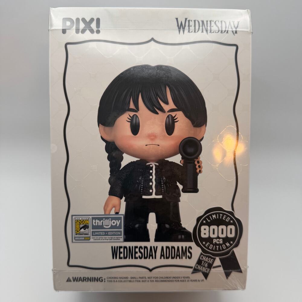 ThrillJoy Wednesday Addams SDCC 2026 Limited Edition 8000 Factory Sealed